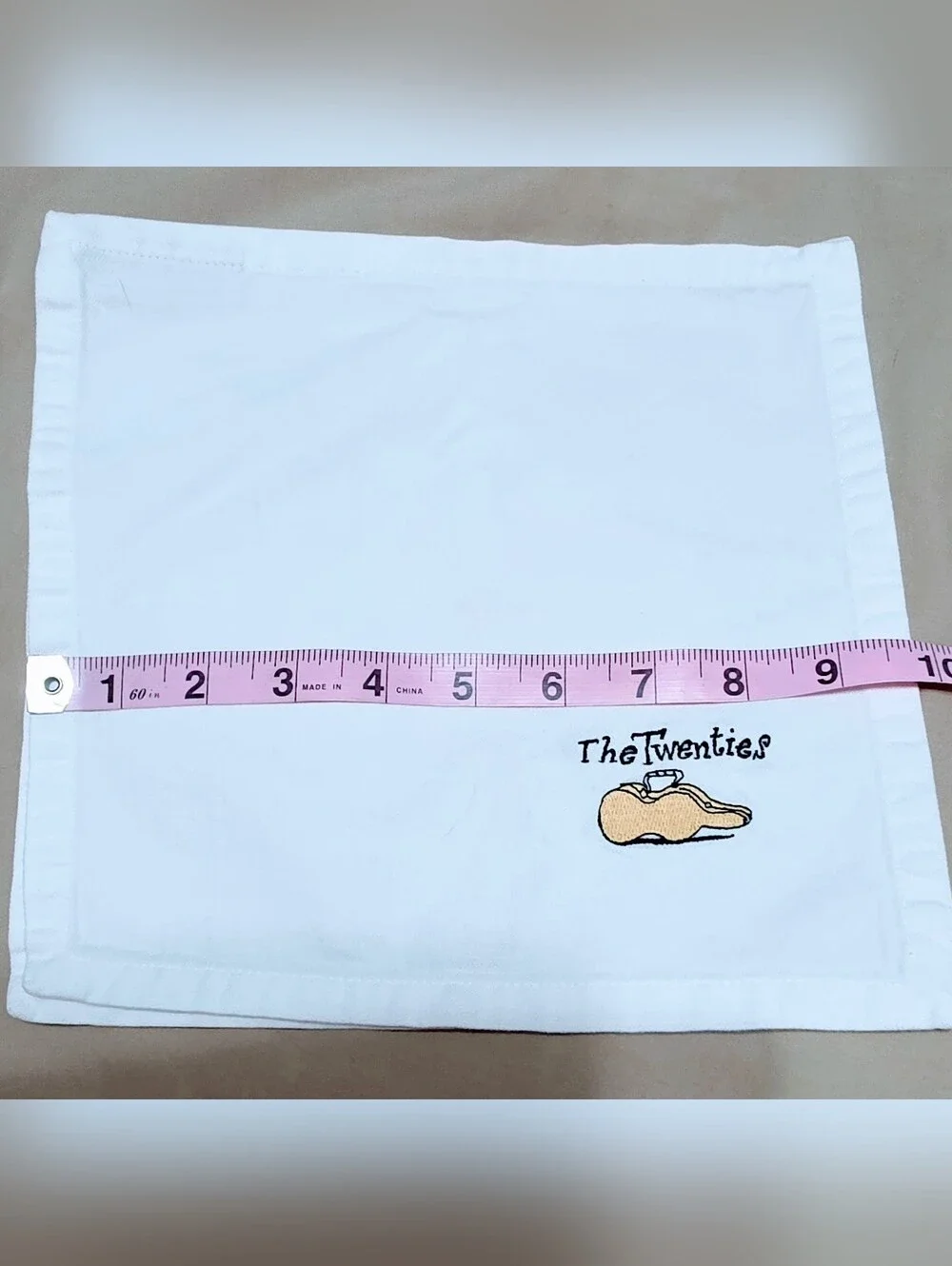 Vintage Pottery Barn Decades Collection Napkins Cotton Square Set Of 12